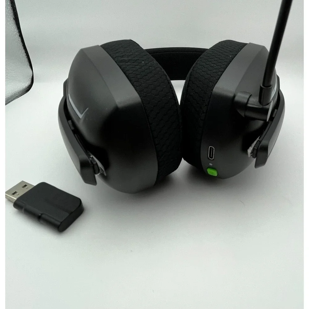 Weseary Wireless Bluetooth Gaming Headset USB Dongle Mic - No Charging Cable
